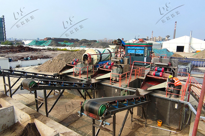 安徽某污染場(chǎng)地土壤淋洗修復(fù)現(xiàn)場(chǎng)