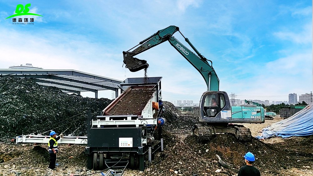 德森環(huán)境篩分車(chē)：靈動(dòng)分級(jí)，為固廢治理提速